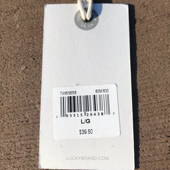 Lucky Brand Twist Top Ribbed Tank Top in Orange Coral Stripe L - Picture 14 of 16